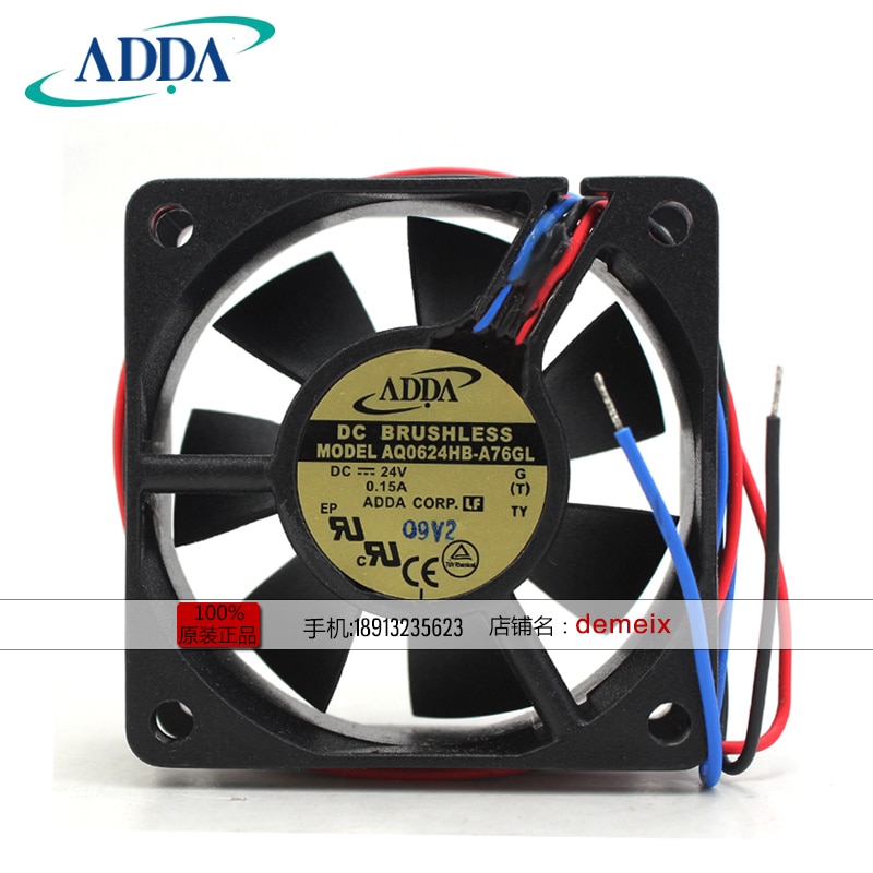 ο ADDA AQ0624HB-A76GL 6025 24V 0.15A  ð 